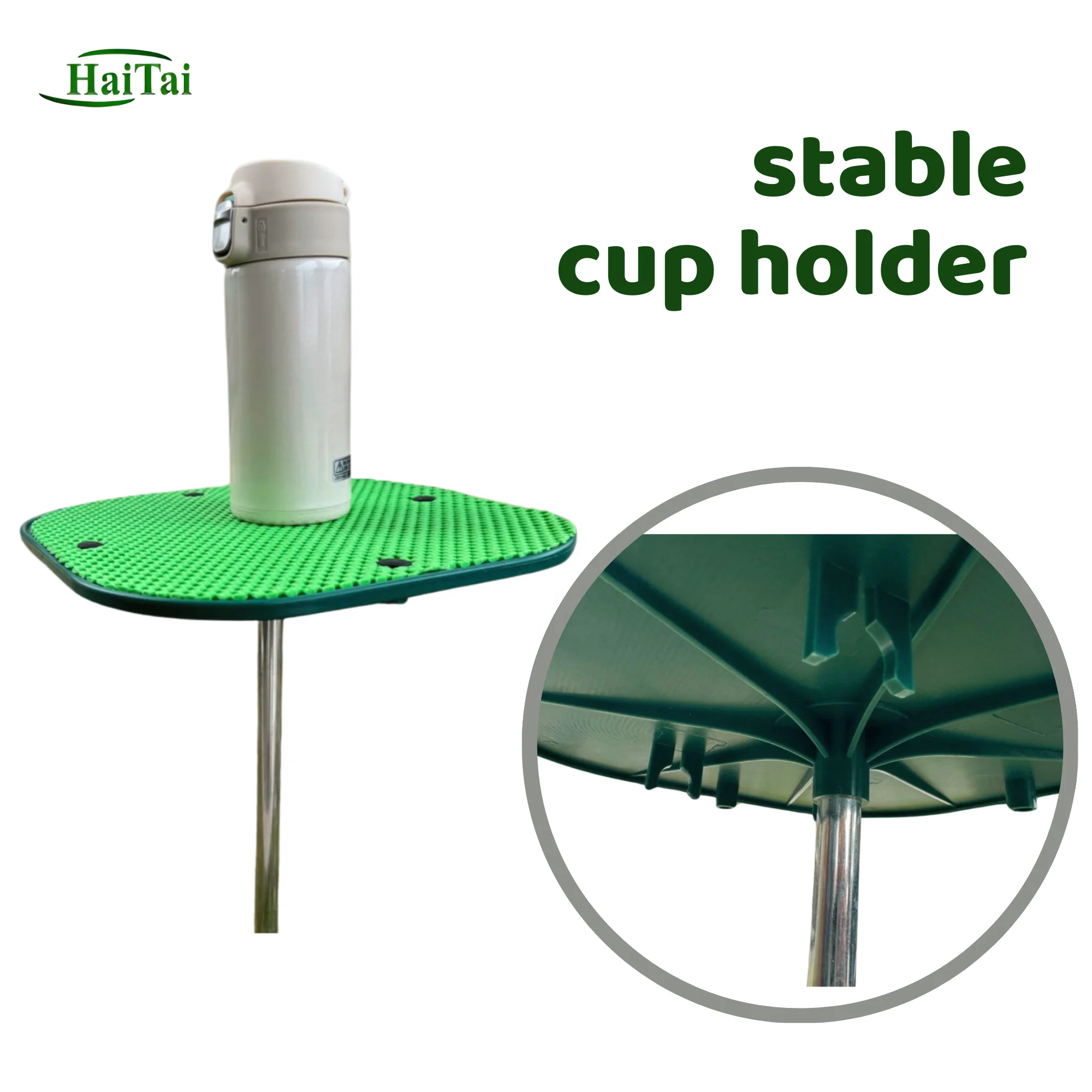 Portable Outdoor Beach Table with No-Slip Surface Folding Camp Table