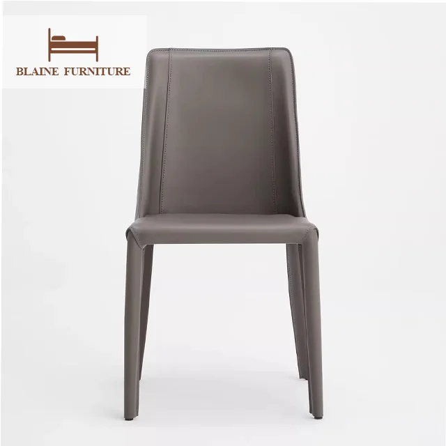 2024 Modern Design Dining Chair Modern Simple Backrest Chair Coffee Shop Leisure Chair Small Manufacturers Direct Sales