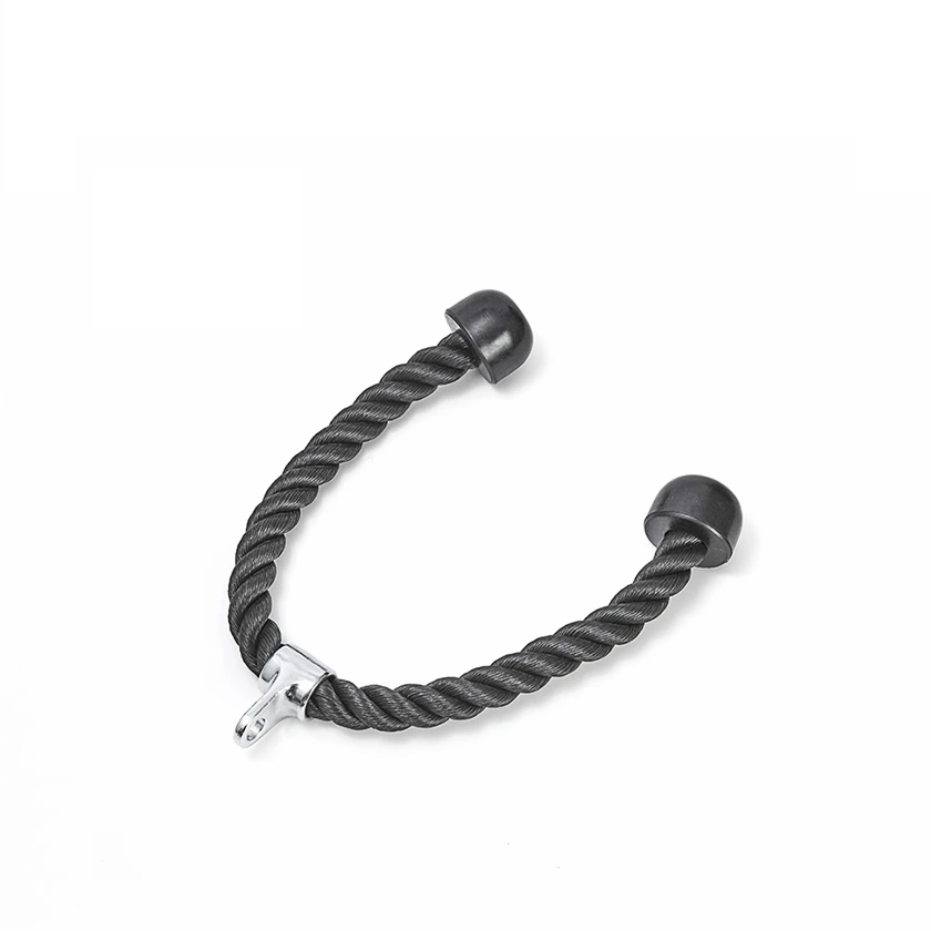 Hot Sale Gym Machine Accessory Nylon Double Grip Tricep Rope