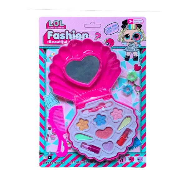 Girl Cosmetic Equipments Pretend Play Kid Beautiful Dresser Beauty Toy