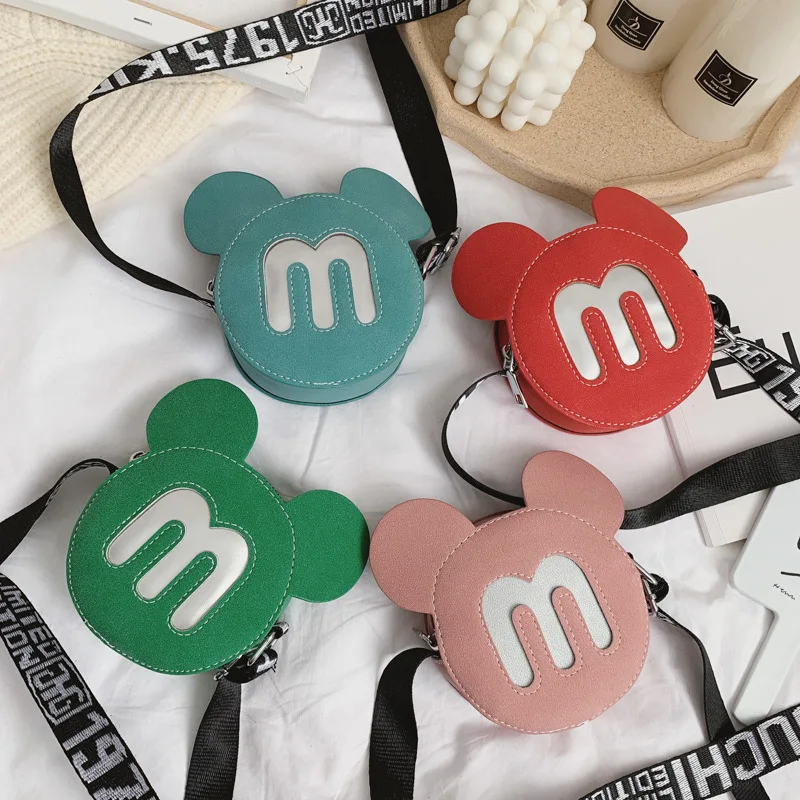 Children Shoulder Crossbody Bag Cute Mini Designer Mouse Ears Girls Mini Handbags Fashion Kids Purse Bags