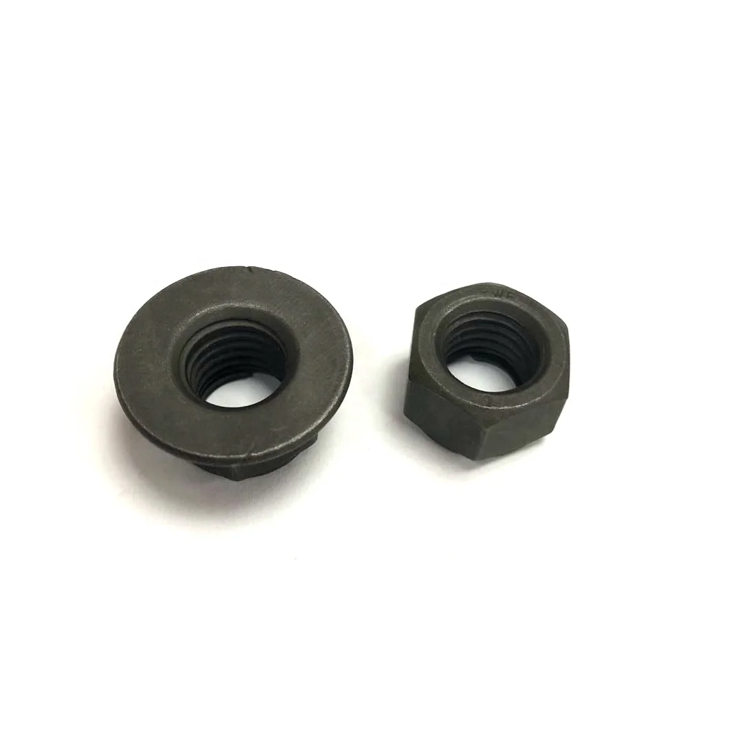 Grey Phosphorus Metal Lock Nut Hex Insert Lock Nuts