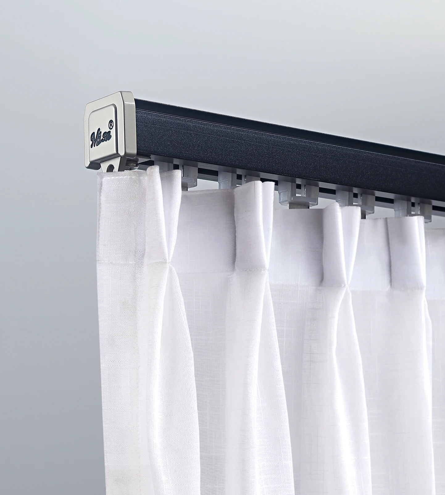 Wholesale Best Price Curtain Rod Ceiling Mount Curtain Rods With Strong Gliders Curtain Rail Track