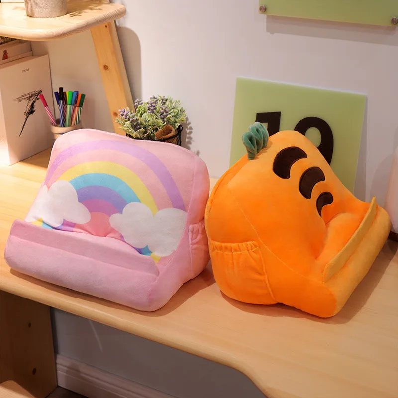 SUREWALHOME Fruit Shape Ipad Cushion Pillow Tablet Holder Tablet Cushion Stand Lazy Holder Stand Bed Sofa Soft Phone Pillow