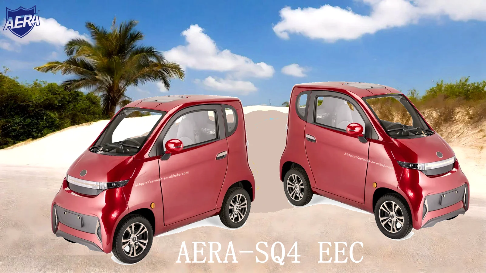 Excellent performance Auto 4 Wheel Electric Enclosed Small Passenger Vehicle Mini Electric Car kabineroller with air conditioner