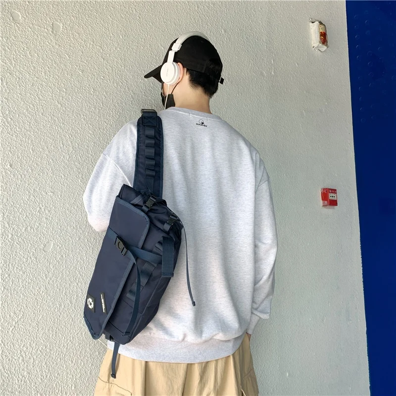 
New 2021 Waterproof nylon messenger bag for men messenger bags 