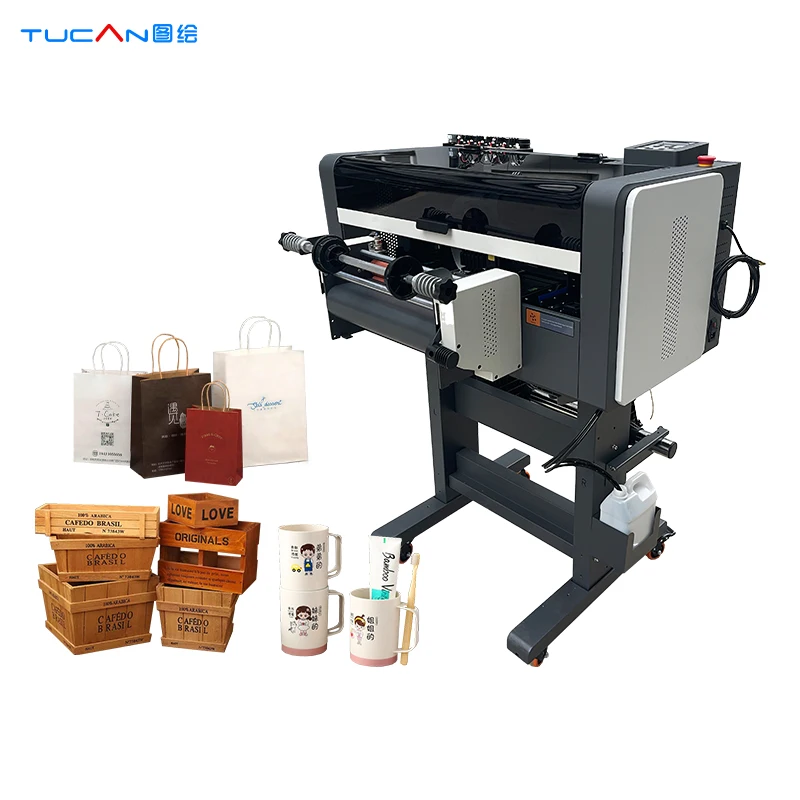 Custom Printing 3D Logo UV DTF Printer Transfer Sticker Label Waterproof UV DTF Cup Wrap Transfers