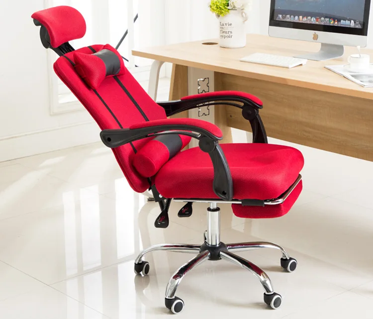 high back comfortable ergonomic home gaming mesh chair  executive ergonomic office meeting chairs with footrest