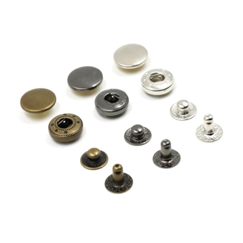 Factory Direct Supply Spring Press Stud Metal Spring Snap Button