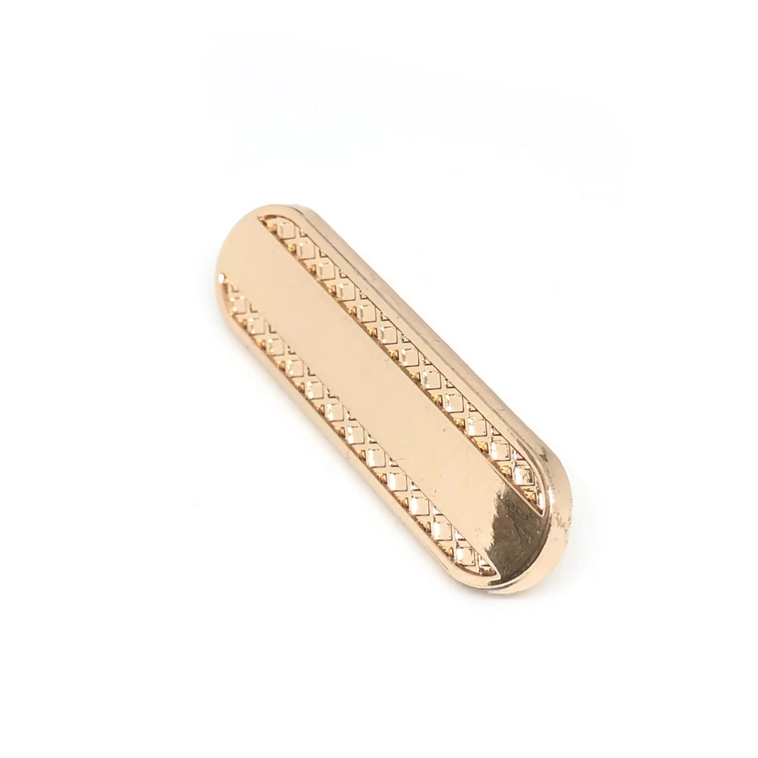 Tags Plates Labels for Shoes Zinc Alloy Engraved Brand Logo Custom Metal Bags Clothing Top Western OEM Customized