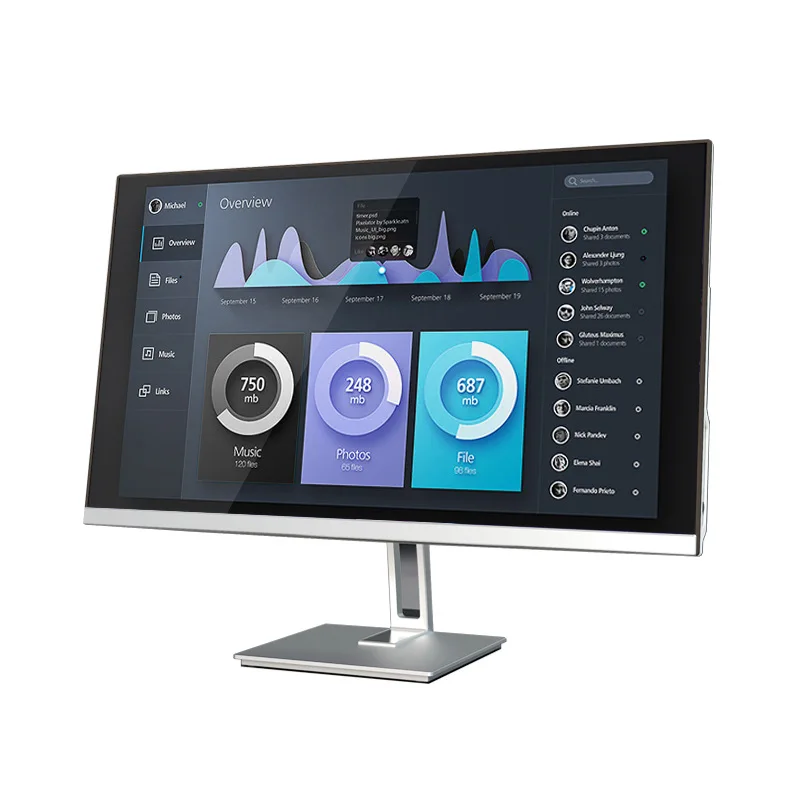 Touch Screen For All In One Computer Entertaining 144 Hz High Refreshing Rate business Machine Monitor Industrial Study IT AIO