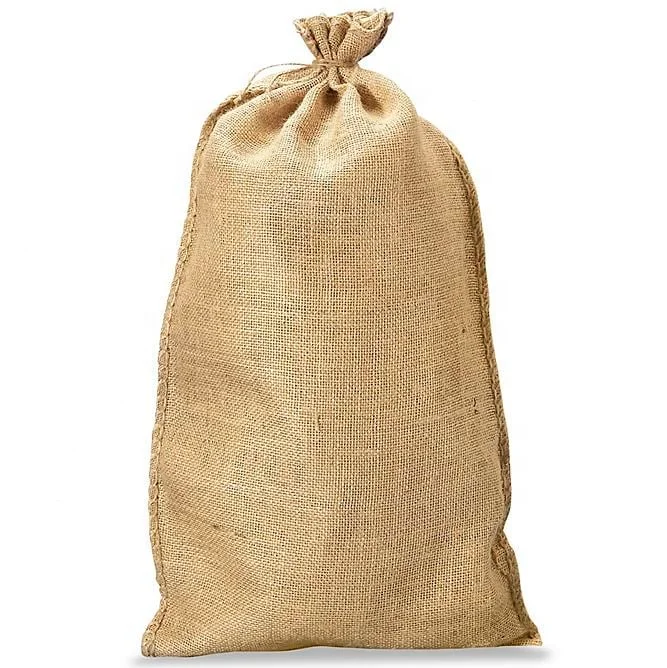 Wholesale Burlap Rice Bags Jute Gunny Bag 50kg Burlap Sacks India Food Grade Jute Bag In India