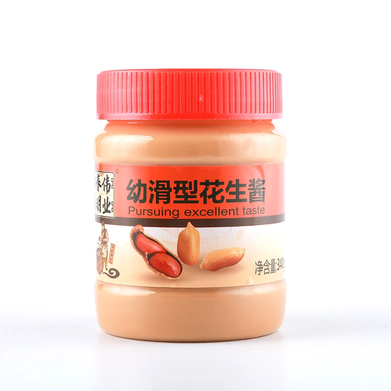 
Top Grade Hot Selling Wholesale 340g Smooth Peanut Butter 