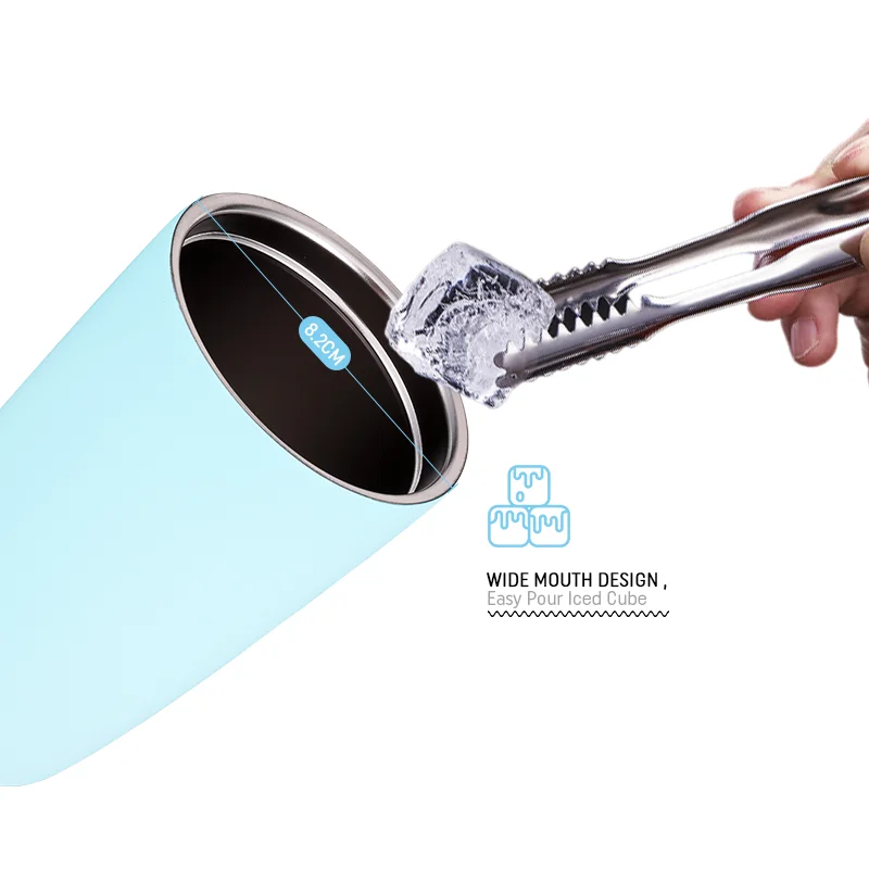 12oz 350ml Modern Fashion Thermo Coffee Tumbler SS Coffee Mug With 360 degree water outlet lid