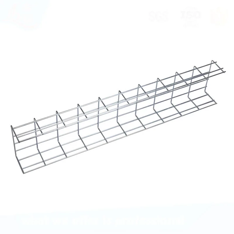 Electrical Wire Basket Mesh Cable Tray Hangers OEM Support Customized Wire Mesh Cable Tray steel c channel tray cable