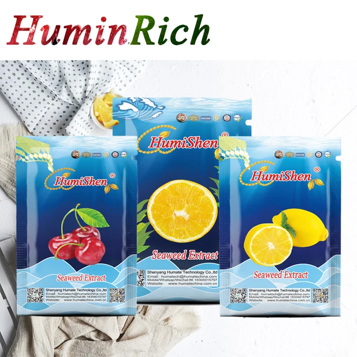 'HuminRich' SY1001 Fertilizer  Kelp Organic Concentrated Flake Seaweed Extract