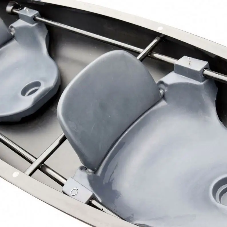 High performance strong smooth sailing double sit on top Canoe Boat Cheap  plastic 2 people