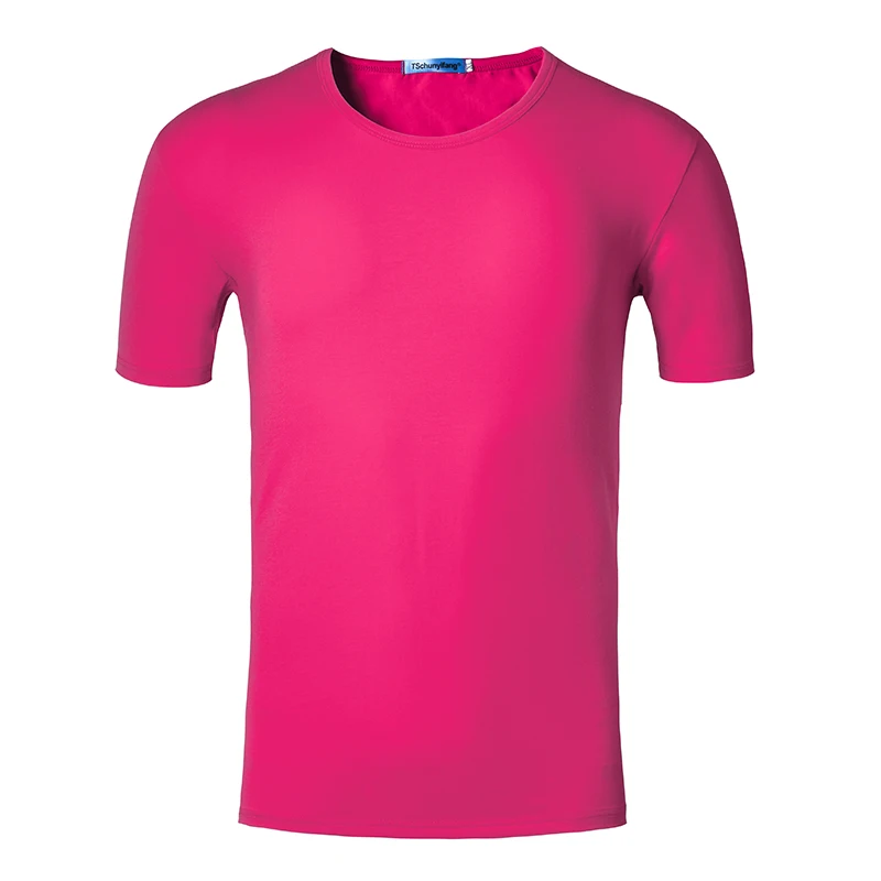 200 grams 95%Cotton 5%Spandex Wholesale Cheap Plain Men T Shirts Custom Printing