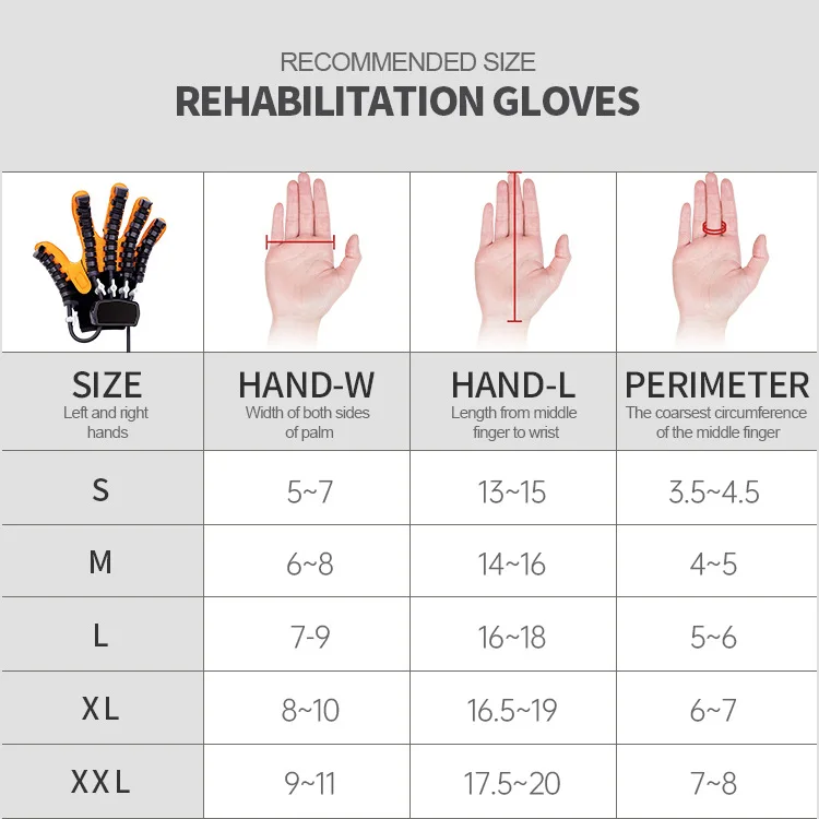 High quality robotic hand gloves therapy finger rehabilitation trainer robot gloves stroke hand machine