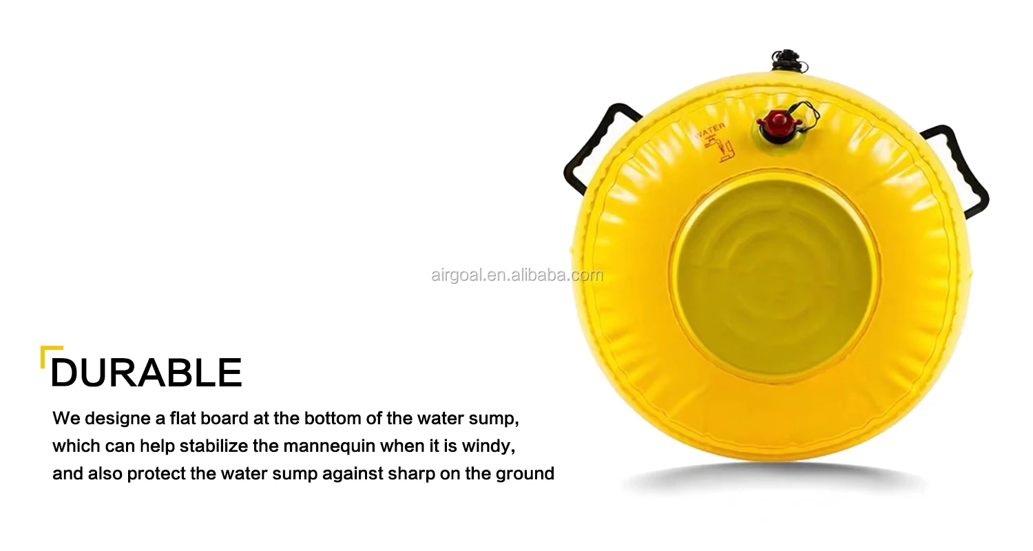 
whole sales inflatable soccer goal training wall football punching training dummy 