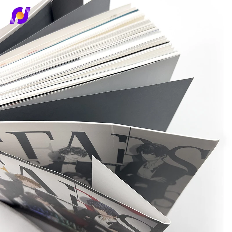 Custom printed manga anime marvel comics book printing service
