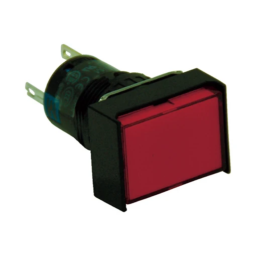 
 Прямоугольный кнопочный переключатель с подсветкой двойного назначения компактный блок  