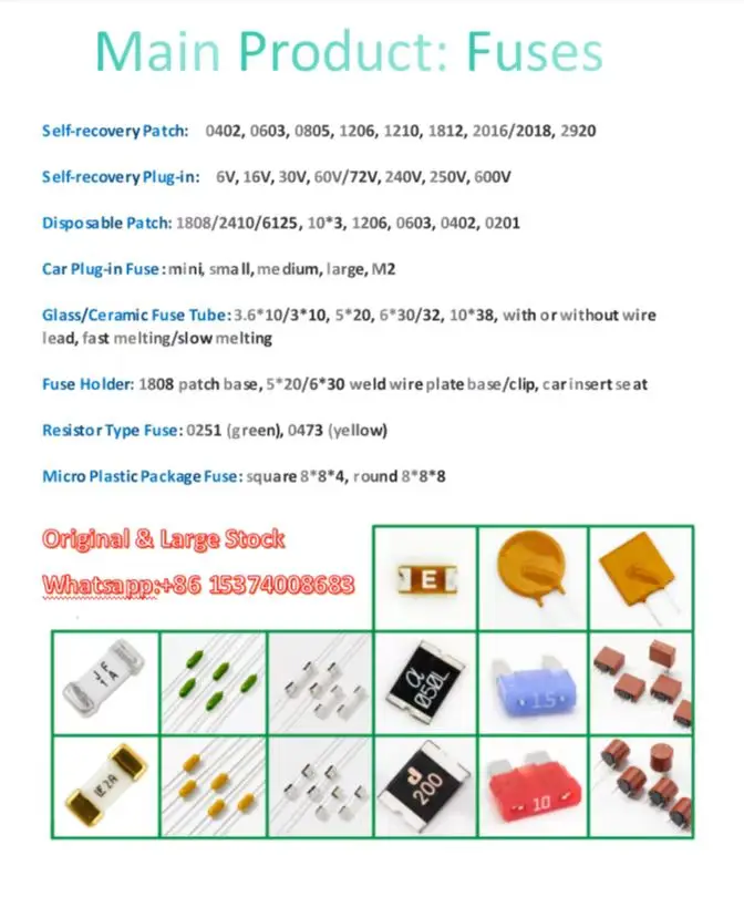 fast 5x20 glass tube fuse F1.6AL250V fuse tube quick break fuse 1600ma  protection components