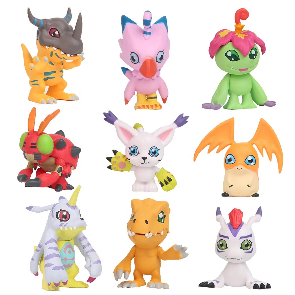9 шт./компл. японская аниме цифровая модель монстра Digimon игрушки руки экшн-фигурки коллекционные куклы