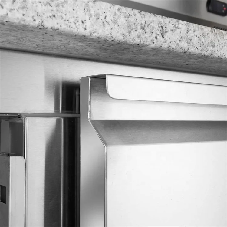 New Granite Table Commercial Restaurant Under Counter Refrigerator For Preparing Pizza