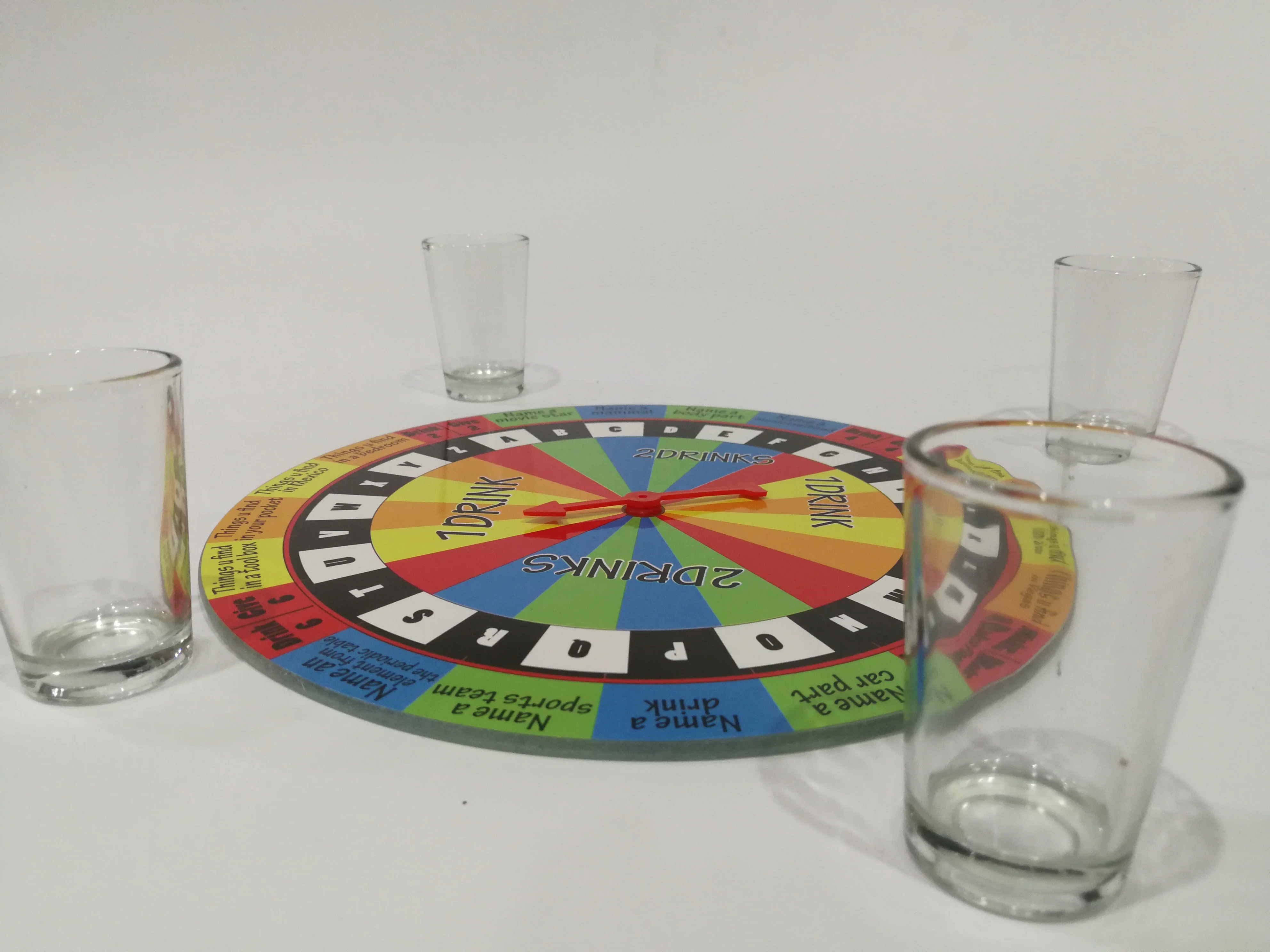 Shout Out Bar Shot Glasses Board Drinking Game