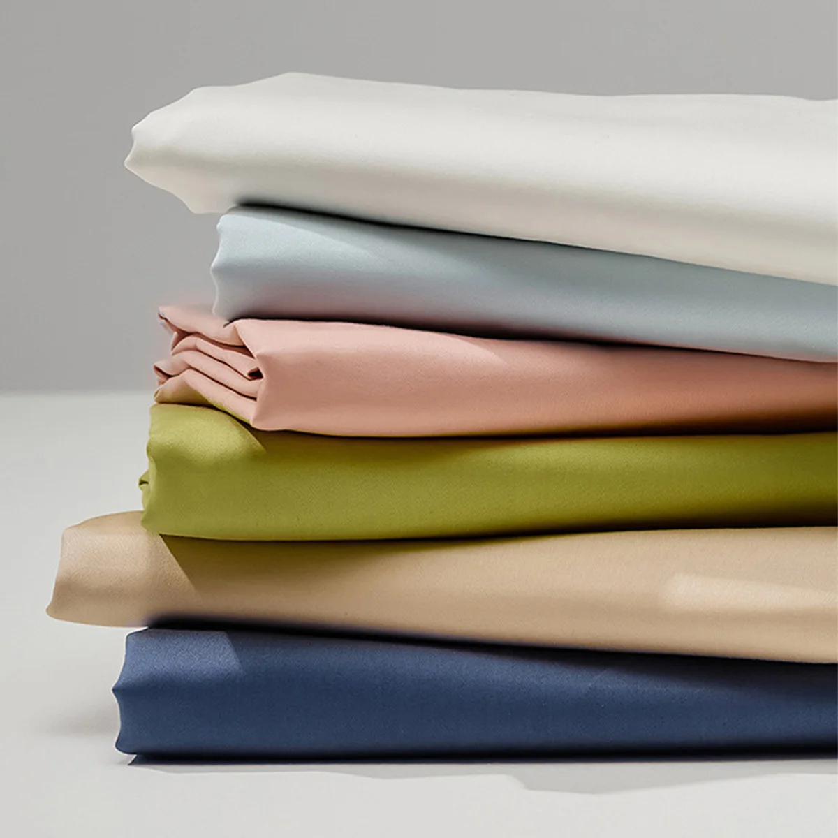 Factory direct can be customised satin cotton fabric 100% cotton solid colour  for hotel  bedding