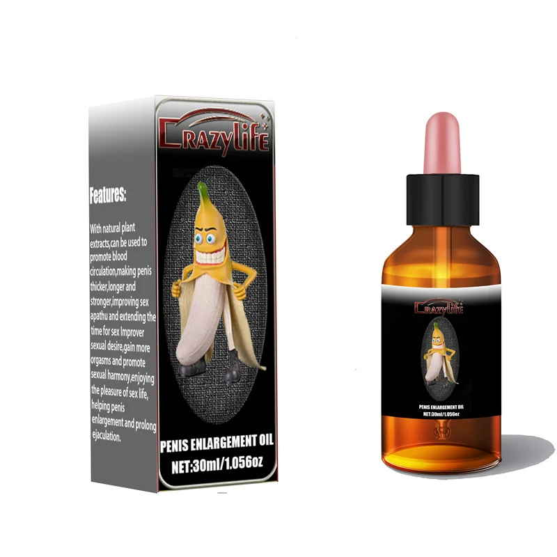 Factory supply Man Penis Enlargement Essential Oil Extended Lasting Adult Sex Products Xxx Oil For Men 30ml