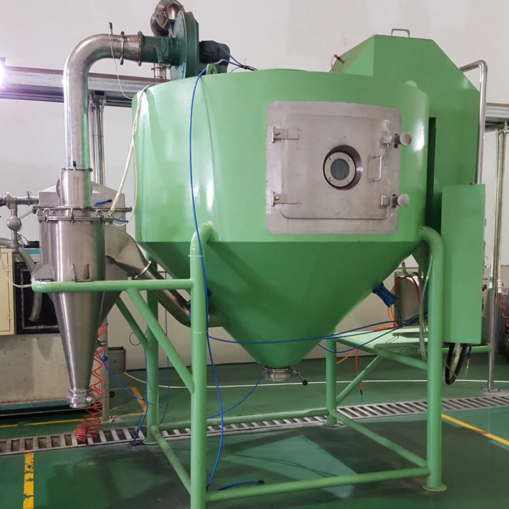 Active yeast powder spraying tower production line vertical circular drum boiling drying tower high-speed extrusion granulator