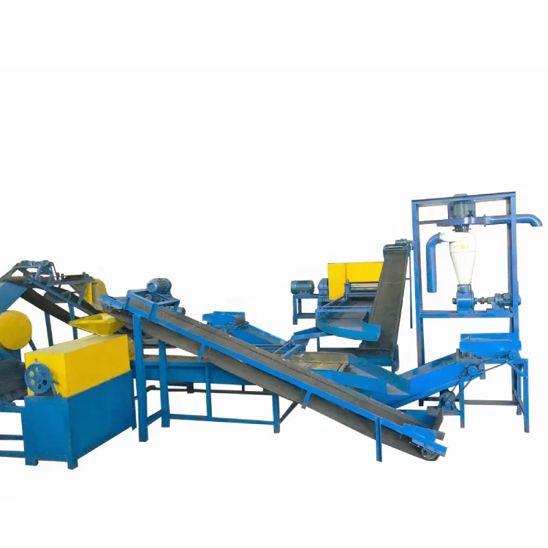 Rubber Powder Machine Fully Automatic Waste Tire Processing Recycling Machine For Rubber Powder