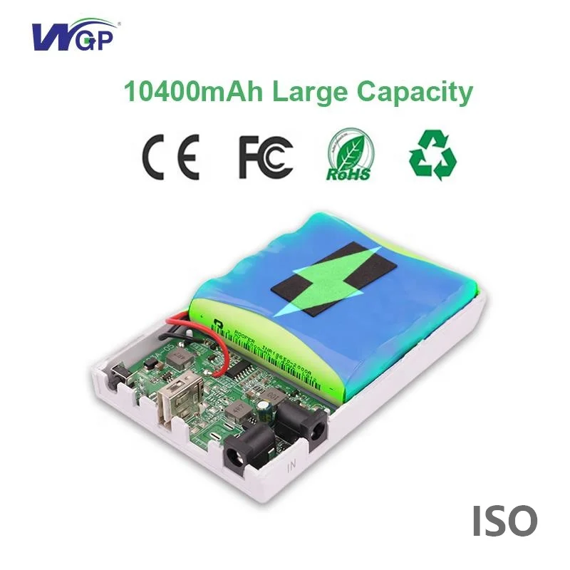 WGP multi-output mini ups Wifi Router Portable Online Offline CCTV Camera Modem USB 5V DC 9V 12V Mini UPS for WiFi Router