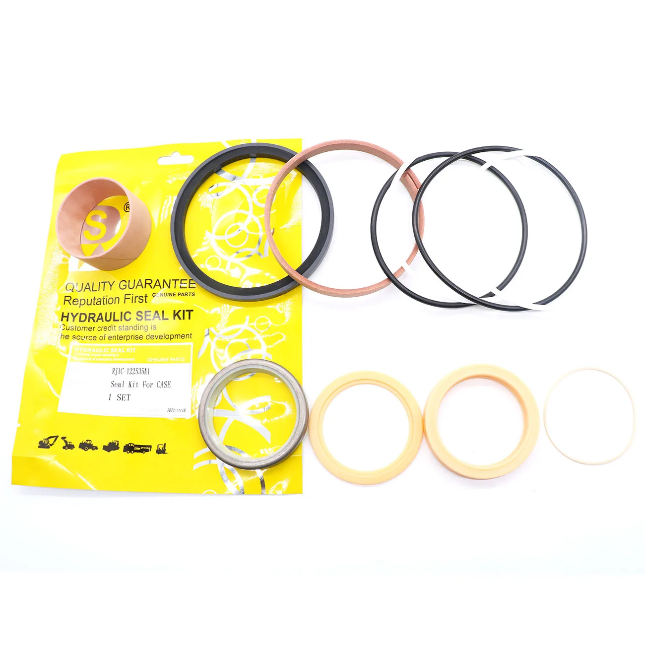 122535A1 Cylinder Seal Kit Fits for Case 590 Super L, 590 Super M Backhoe Swing