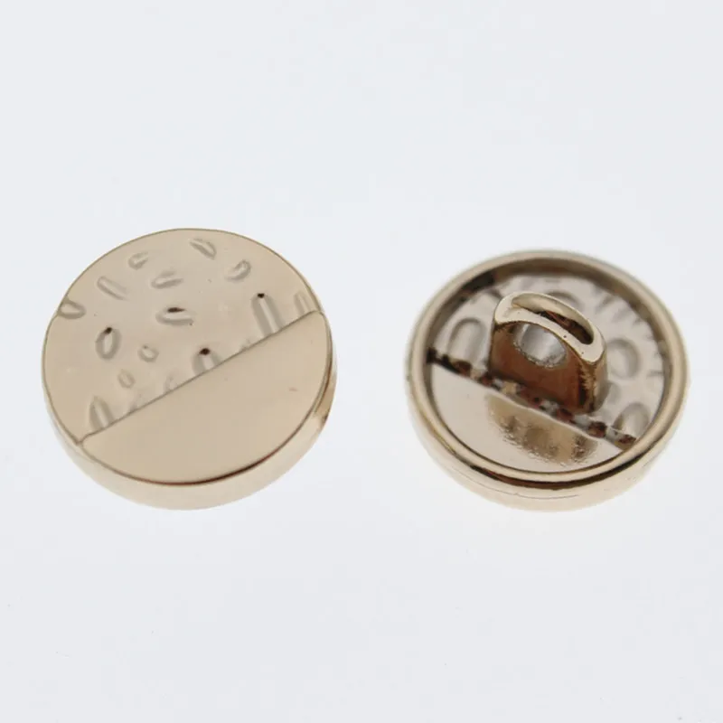Best quality uneven surface zinc alloy suit sew button for shirt