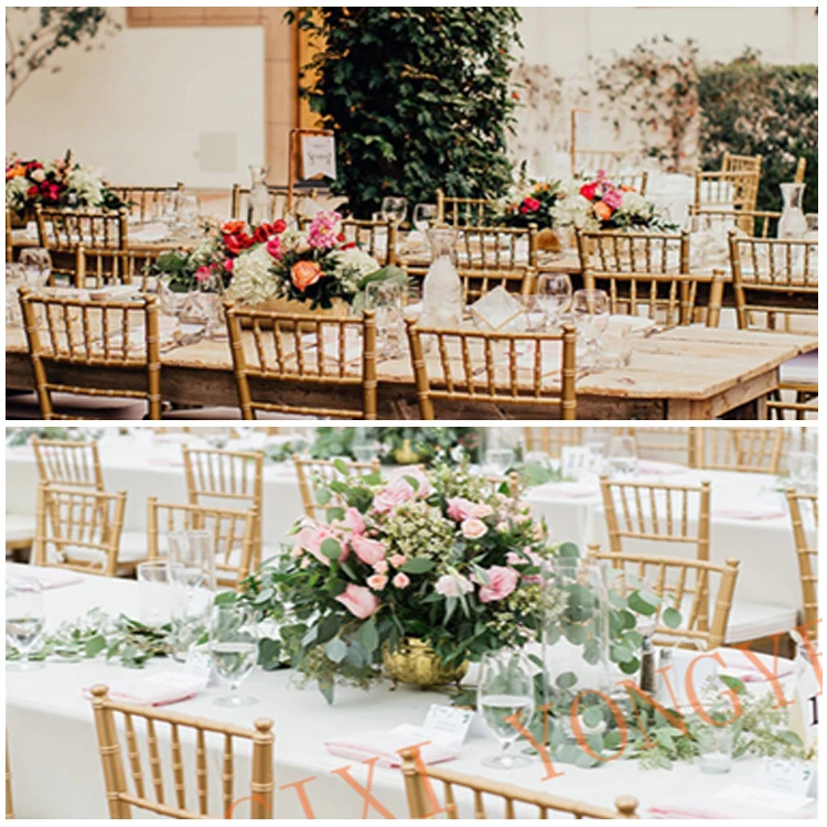 High quality Resin /PC Transparent chiavari chair and sale wedding gold/white/black/Mahogany plastic  chiavari chair