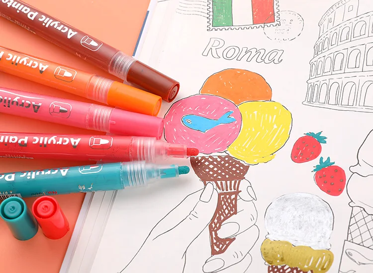 OEM Competitive Price High Quality Acrylic Marker Pens For Student Use