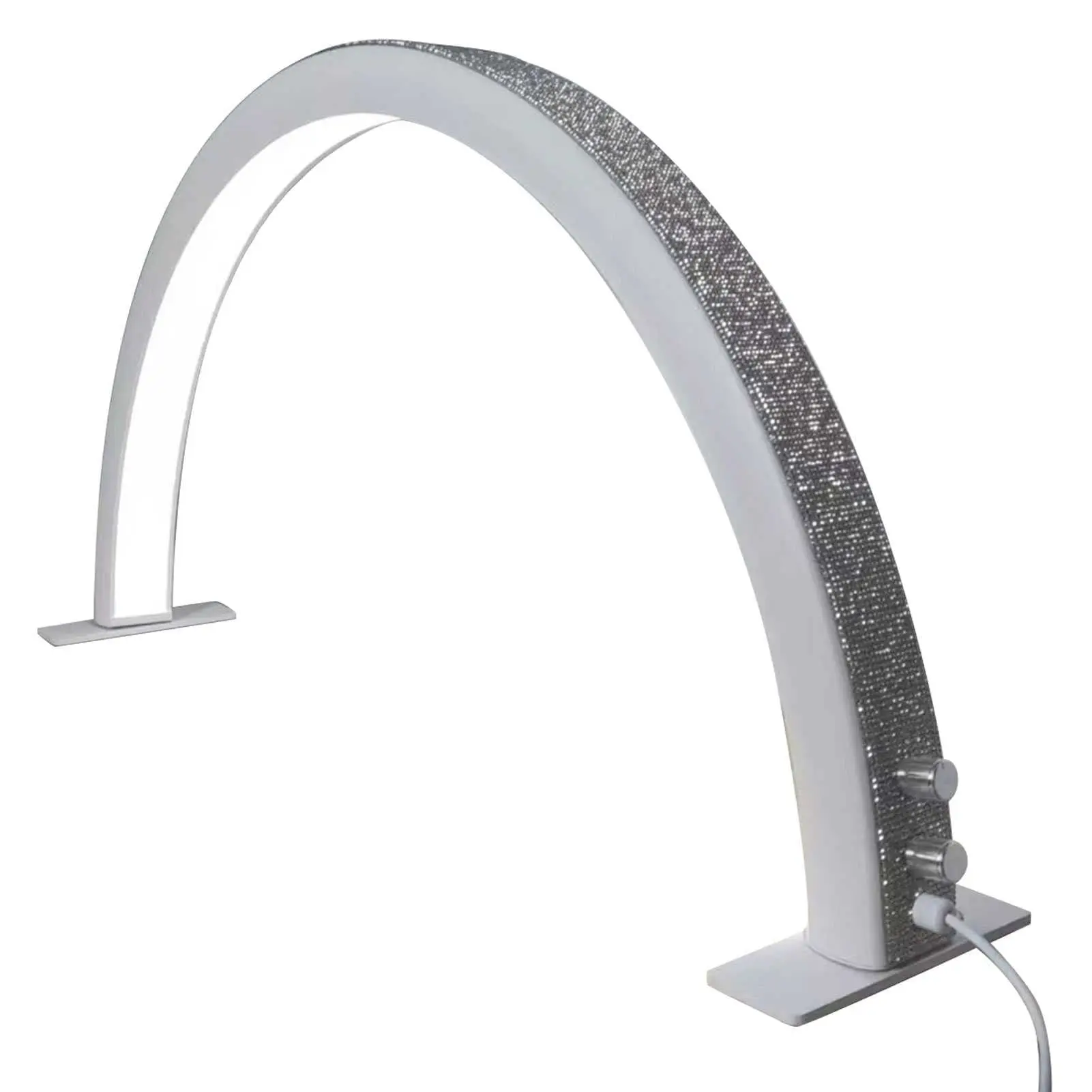 lashes tattoo beauty table lamp desk white arch led half moon light for nail salons
