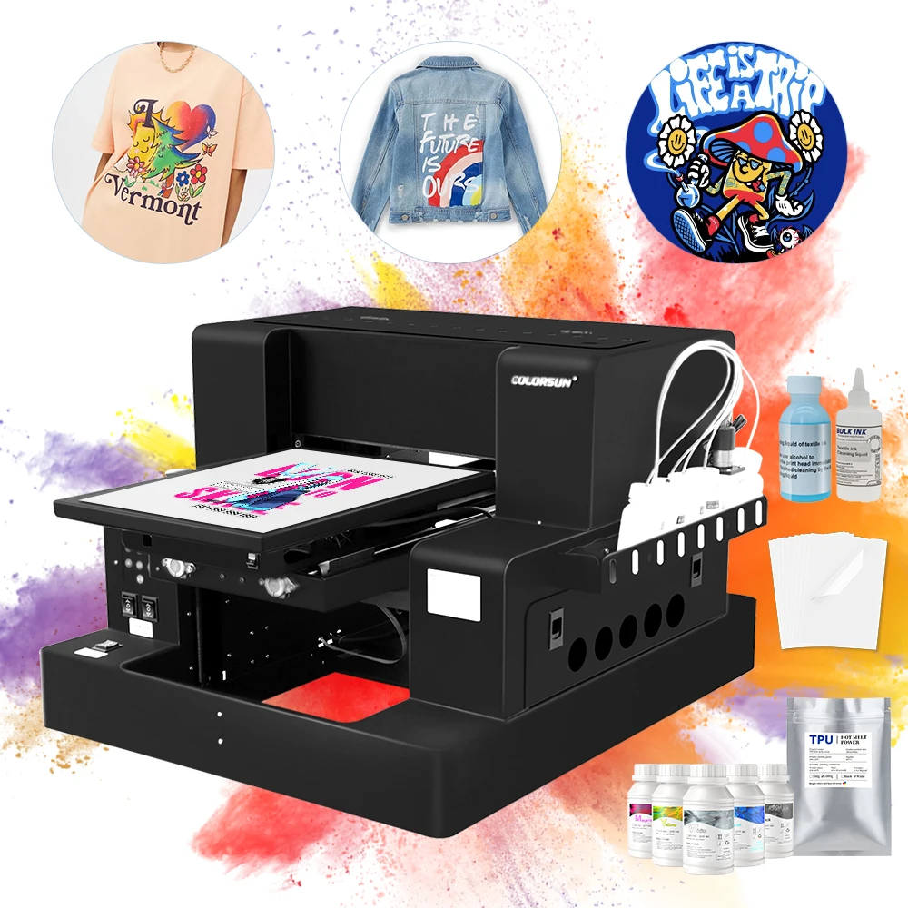 Automatic A3+ Dtg Tshirt Printer New Appearance dtg dtf 2 in 1 Tshirt DTG Printer Machine Shoes textile Printer Machine
