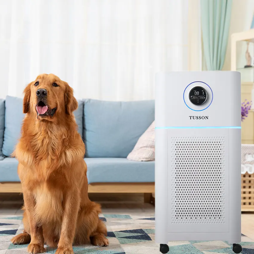 TUSSON ulpa filter with mosquito catcher wireless charger welding helmet odor track tester tank salon uv industrial air purifier