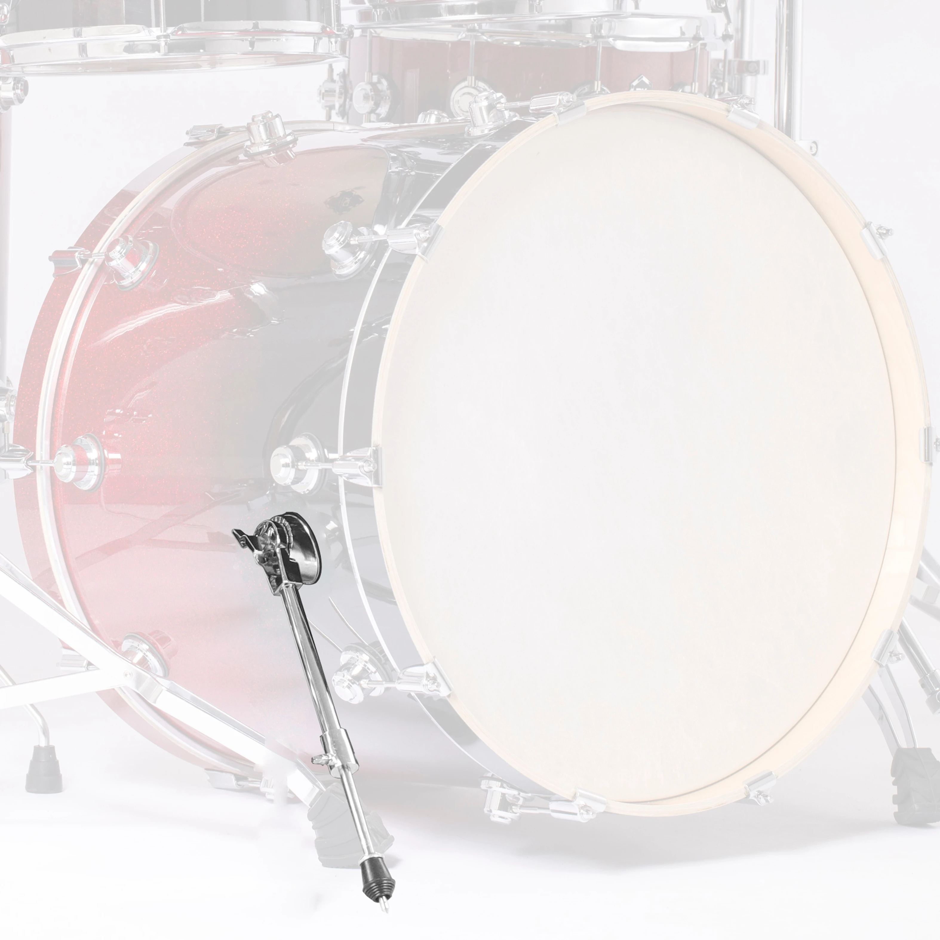 Factory wholesale price one pair chrome metal bass drum spur