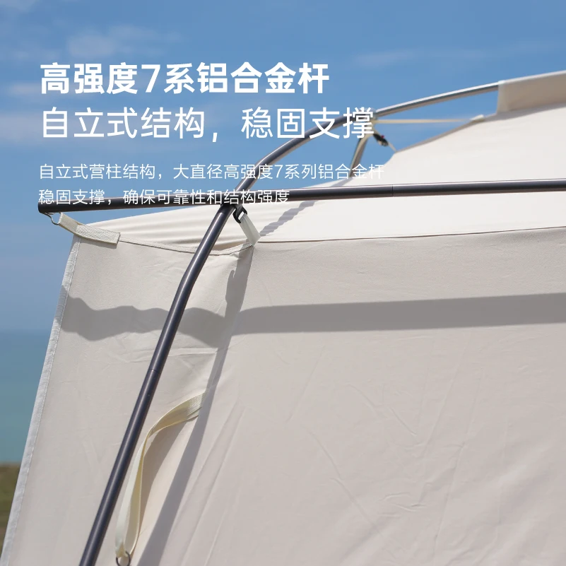 Vidalido Singhi  House Outdoor Exquisite Camping Retro Tc Cotton Luxury American Bow Multi-Person Camping Tent