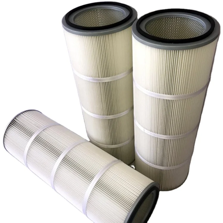 PTFE  cartridge filter water equipment industrial cartridge filter  for severe working conditions with high dust  volume
