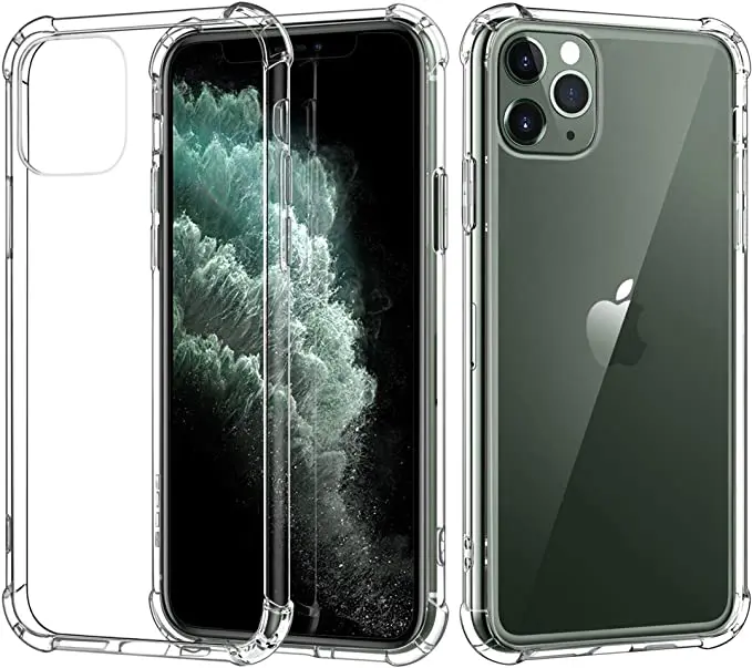 OEM Custom Luxury Shockproof Crystal Clear TPU  Back Cover Phone Cases For Samsung S22 Plus S20 S19  A21s 20 ultra 5g Case