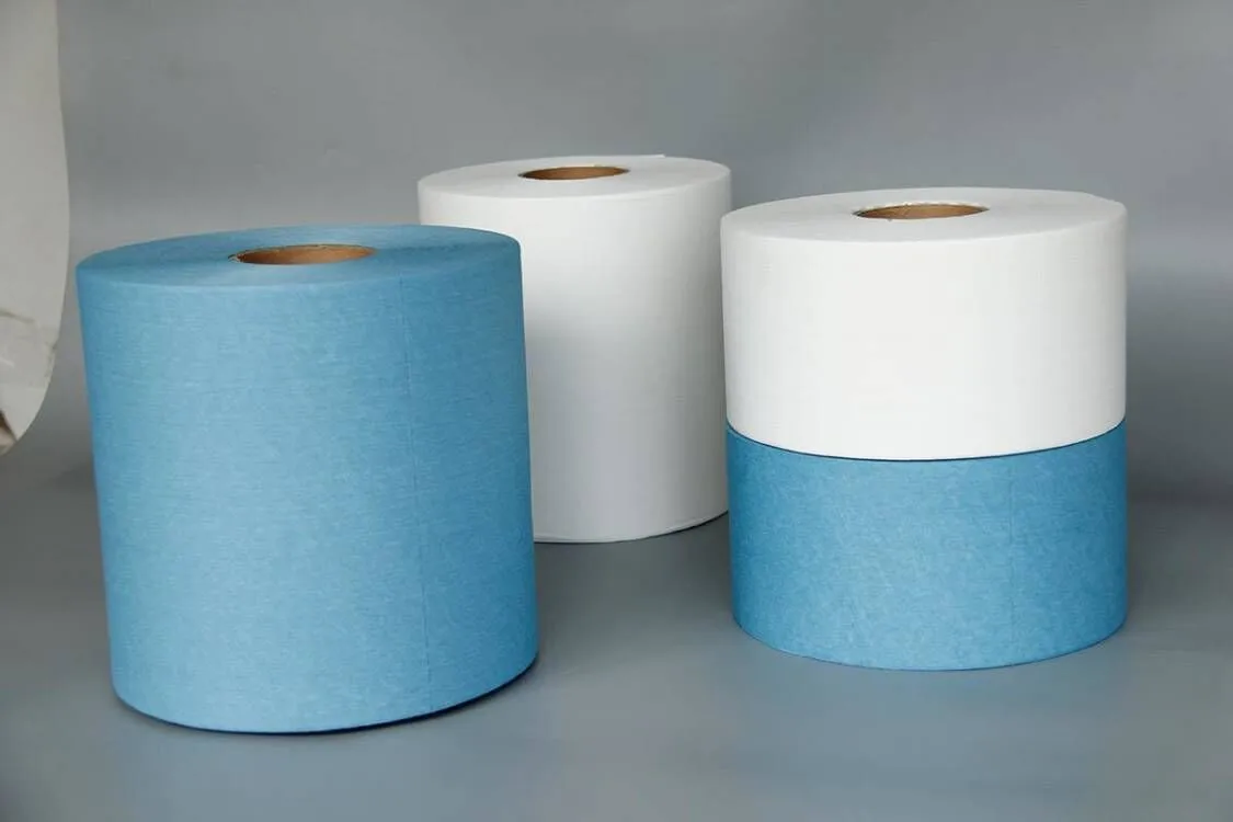 Customized polyester viscose material spunlace nonwoven non woven fabric for wet