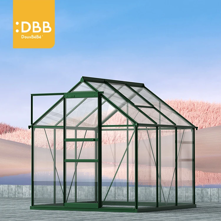 Polycarbonate Greenhouse Structure Home Greenhouse Kit Eco-Friendly Waterproof Garden Greenhouse