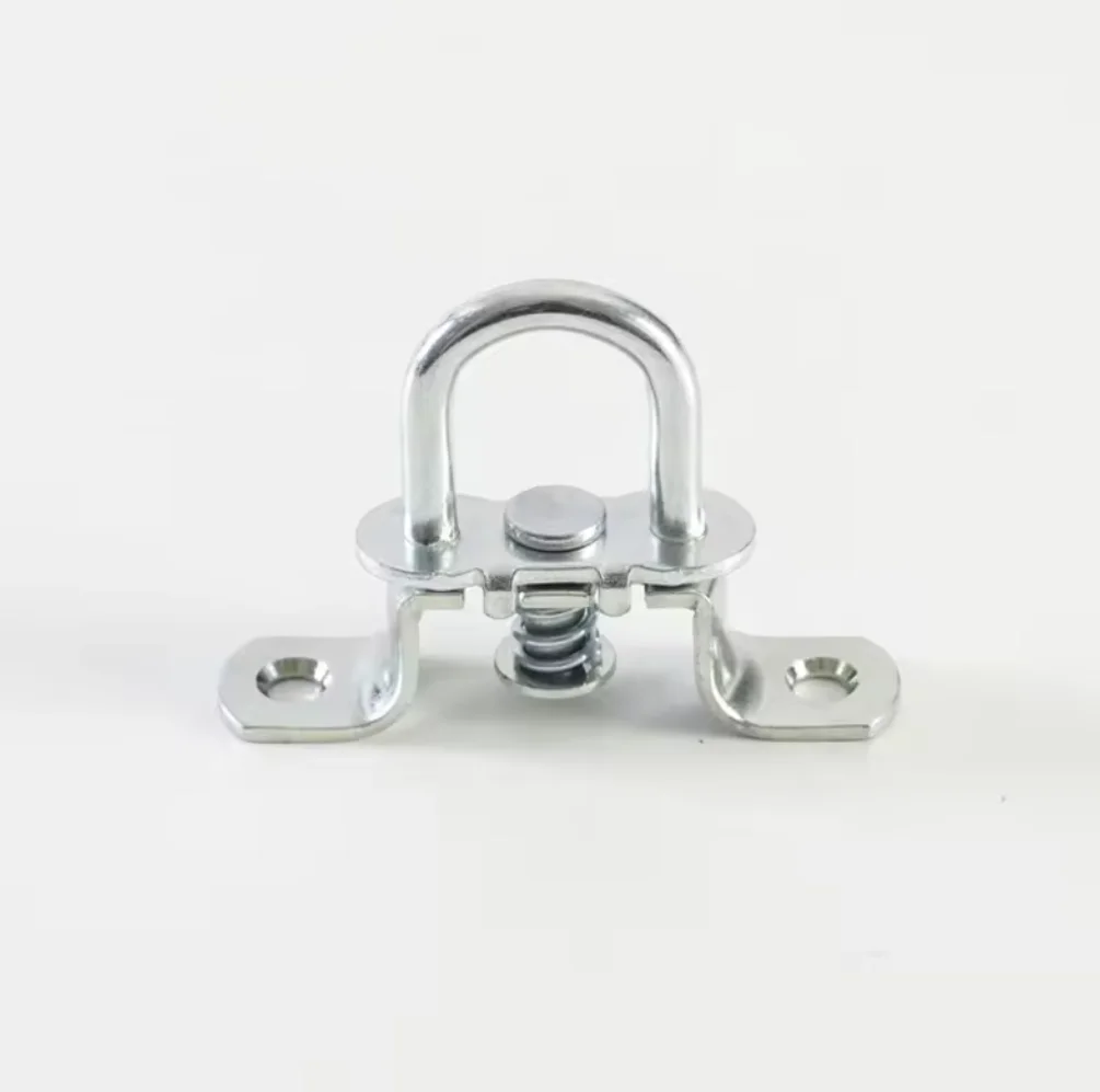 Galvanized Iron M6 Ceiling Wall Mount U Hook Anchor Hanger with Self-tapping Screws For Yoga Swing Suspension Strap