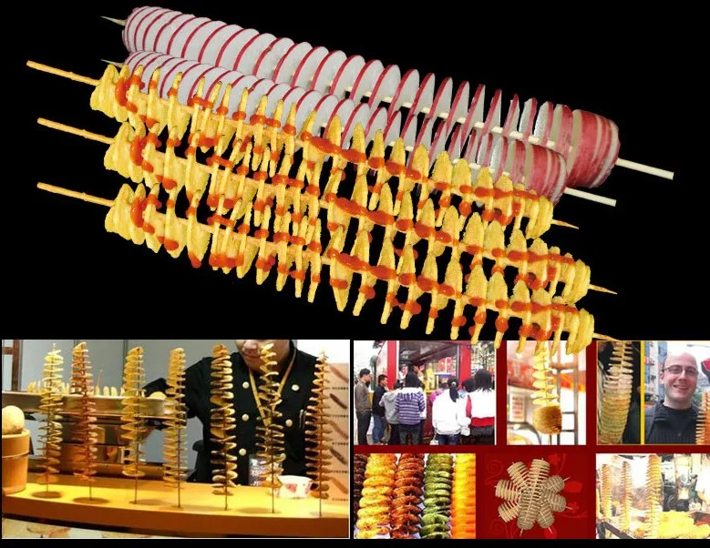 Stainless Steel Electric Potato Ribbon cutter